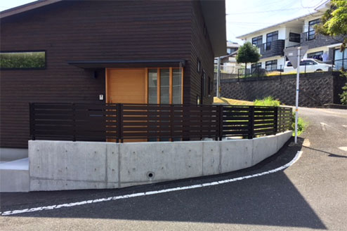 長岡潤一郎建築設計事務所 施工 フェンス