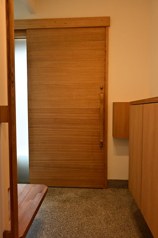 長岡潤一郎建築設計事務所 施工 玄関