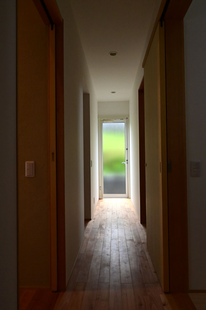 長岡潤一郎建築設計事務所 施工 廊下