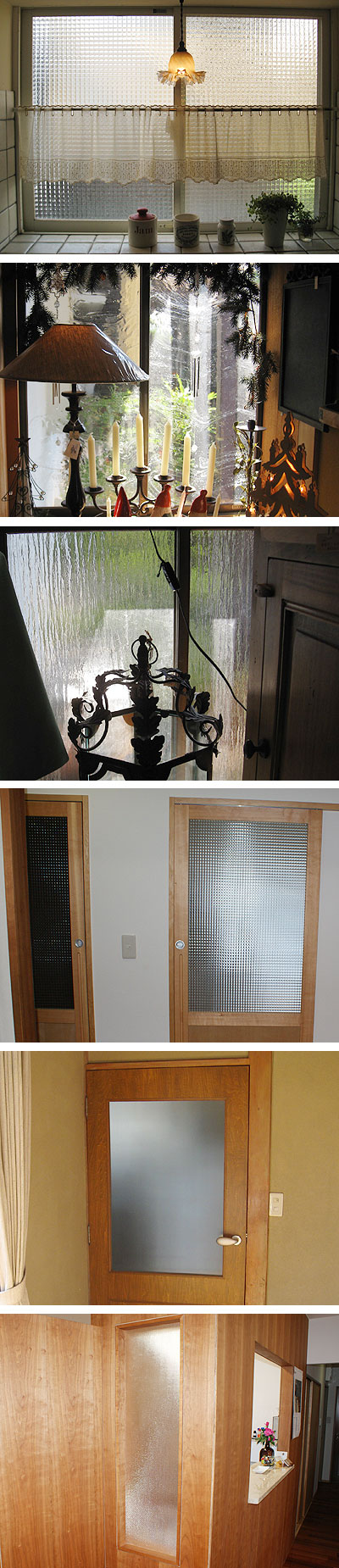 「輸入硝子のご案内」関連画像