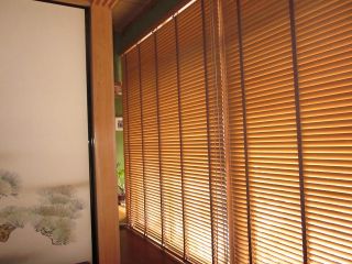 施工後 ブラインド全閉