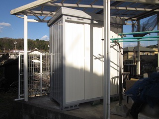 物置 設置後 ☆