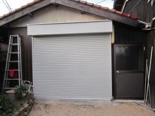 【施工後】 ✧ 電動シャッター