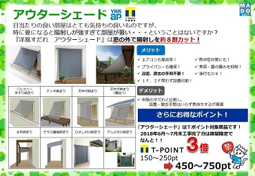 「見た目すっきり✧シンプル日除け」関連画像