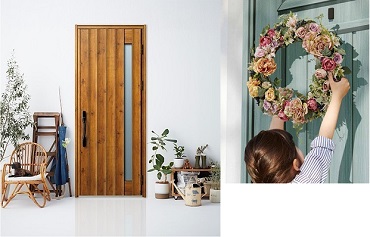 「玄関ドア ヴェナートD30用 ✤オリジナルリース✤」関連画像