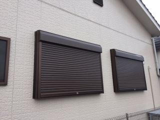 施工後 シャッター閉じた状態