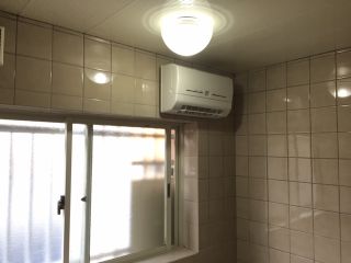 施工後 浴室暖房機