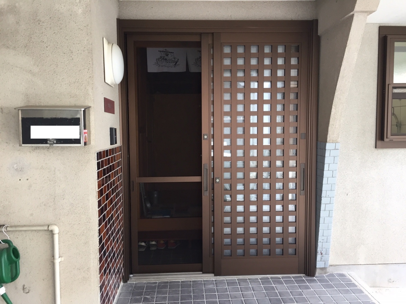 施工後 網戸使用の場合