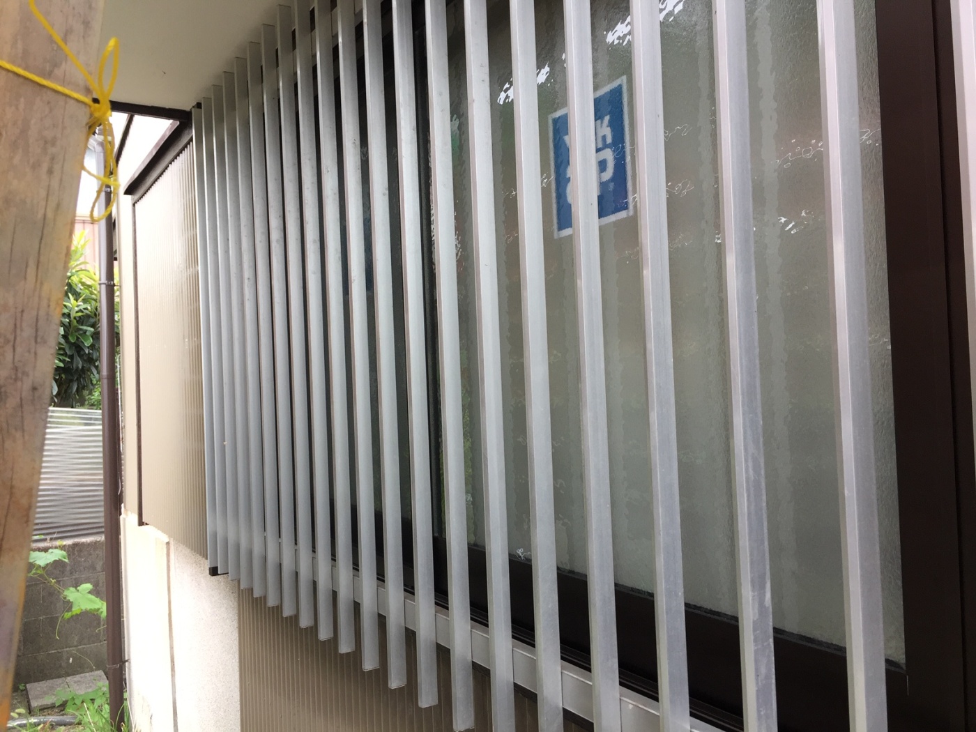 施工後 取替後に既存の手摺設置