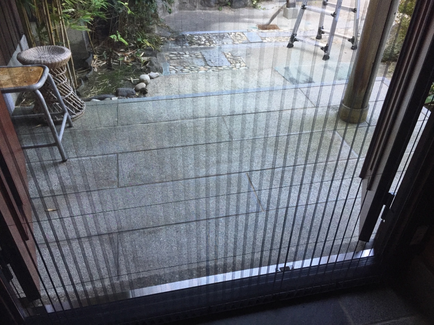 施工後 収納網戸使用時