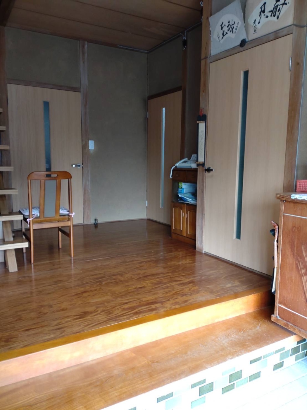 施工後 フロア張り