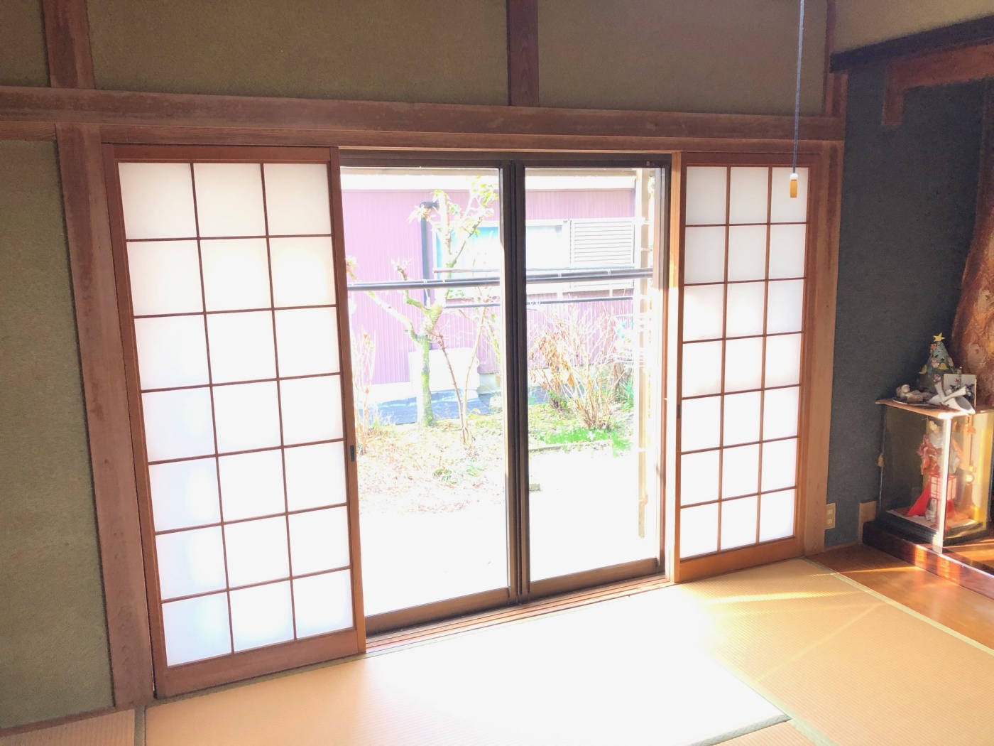 施工前 既存内障子