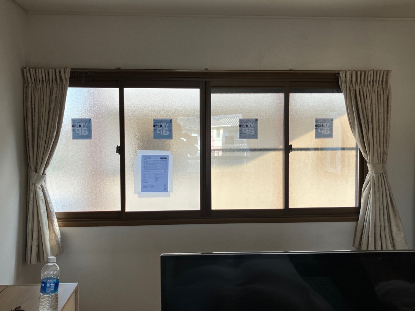 施工後 内窓 4枚建て内窓に